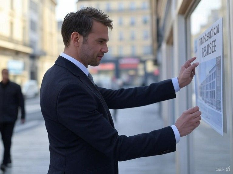 Illustration de la vente de murs commerciaux et du droit de préemption avec Flagship Immobilier Commercial